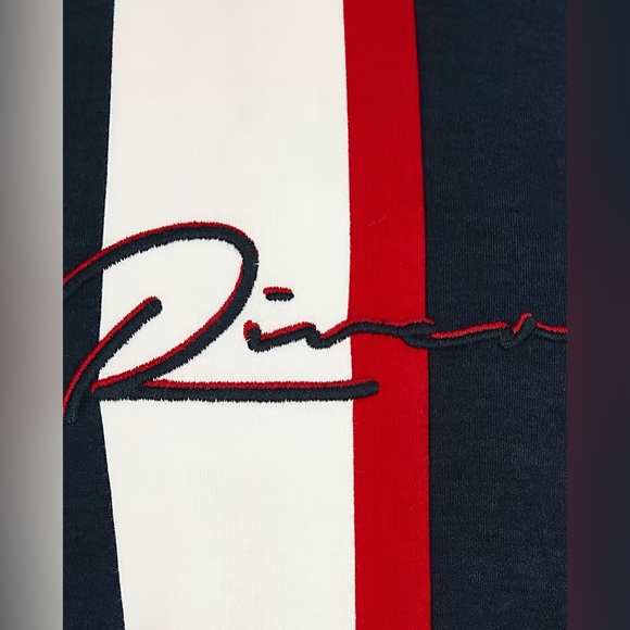 River Island Boys Multicolor Vertical Stripe Short Sleeve T-Shirt - Picture 3 of 3